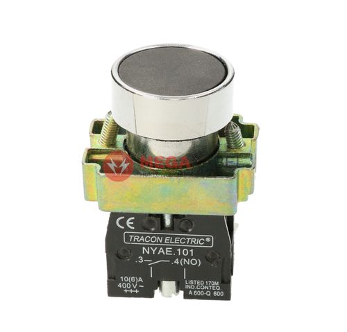 Przycisk płaski czarny 400V TRACON na Arena.pl