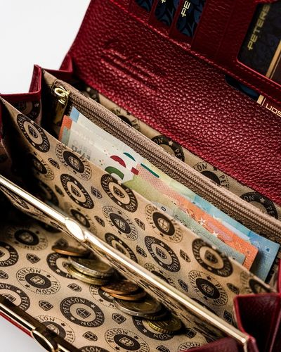 PETERSON pojemny portfel skórzany damski bigiel na Arena.pl