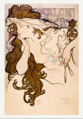 Salon des Cent poster, Alphonse Maria Mucha - plakat 70x100 cm