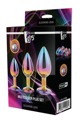 gleaming love multicolour plug set na Arena.pl