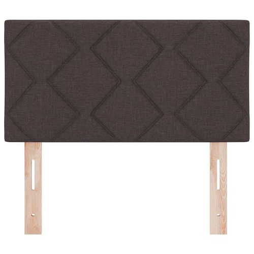 Tapicerowane wezgłowie Inny ciemnobrązowy 80 cm tkanina na Arena.pl