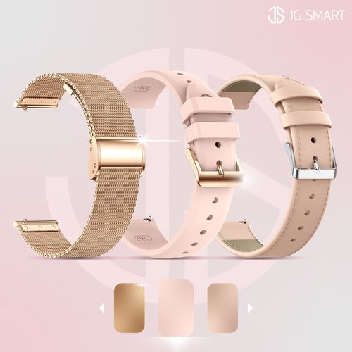 SMARTWATCH DLA KOBIETY DAMSKI ZEGAREK ROZMOWY MENU POLSKIE PULS + 3 PASKI na Arena.pl