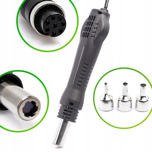 STACJA LUTOWNICZA SPAWARKA HOT-AIR 858D 700W 100-500°C ZESTAW TECHREBAL na Arena.pl