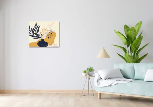 Obraz 60x50cm Spokój Ciemnych Liści na Arena.pl