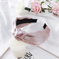 opaska turban z materiału satynowa o228wrz