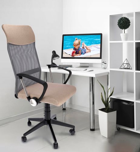 fotel zoom tkanina beż na Arena.pl