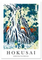 Plakat cyfrowy do wydruku Hokusai Japonia