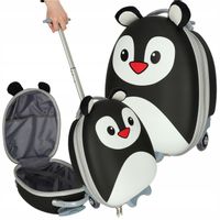 WALIZKA PODRÓŻNA DLA DZIECI BAGAŻ PODRĘCZNY DZIECIĘCY NA KÓŁKACH PINGWIN