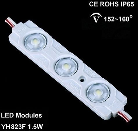 MODUŁ 3xDIODA LED SMD5730 0,5w/12V BBIAŁA ZIMNA zdjęcie 2