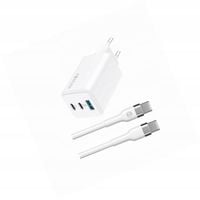 Szybka ładowarka GaN 65W 3 wejścia z długim kablem 2m do Xiaomi POCO X3 Pro