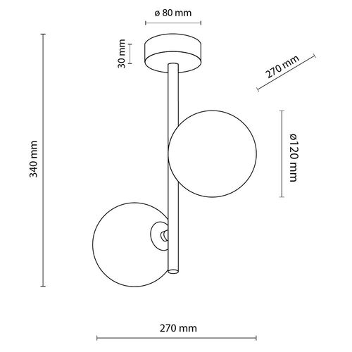 lampa sufitowa estera brown 4528 tk lighting na Arena.pl