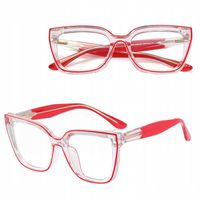 SOLIDNE Damskie Okulary Zerówki do KOMPUTERA Blue Light OPRAWKI Teleskopy