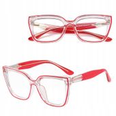 SOLIDNE Damskie Okulary Zerówki do KOMPUTERA Blue Light OPRAWKI Teleskopy