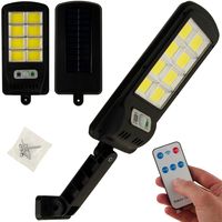 LAMPA ULICZNA LED LATARNIA SOLARNA 120cob + PILOT