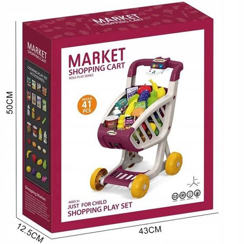 Wózek Sklepowy Dla Dzieci KOSZYK Zakupowy Supermarket KASA AKCESORIA MATADI na Arena.pl