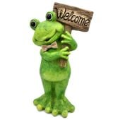 ŻABKA OGRODOWA FIGURKA CERAMICZNA DUŻA ŻABA DO OGRODU DEKORACJA 45 cm