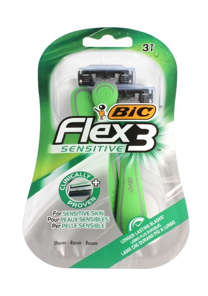 Bic Maszynka do golenia Flex 3 Sensitive 1op.-3szt zdjęcie 1