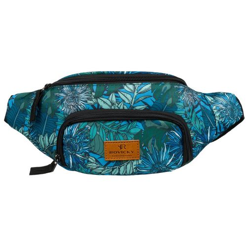 saszetka damska z poliestru w roślinny wzór - rovicky na Arena.pl