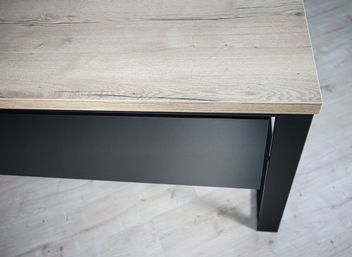 Biurko narożne prawe blenda Halifax naturalny 160 MebleKreator na Arena.pl