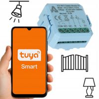 INTELIGENTNY STEROWNIK DO BRAM SMART PRZEKAŹNIK TUYA WIFI 230V 12V 24V