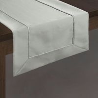 OBRUS bieżnik szeroka listwa 40X180 CM SREBRNY