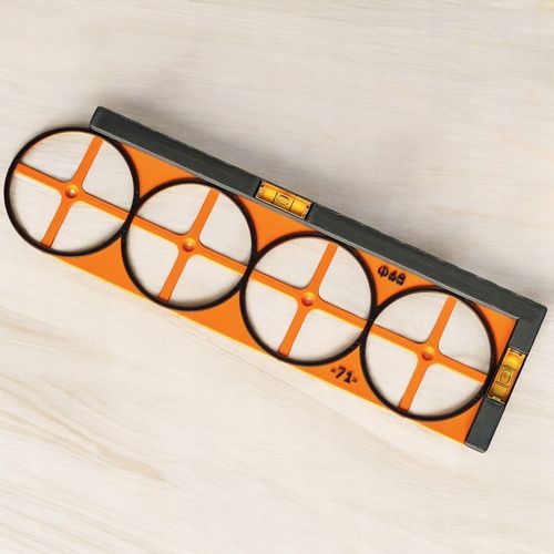 Szablon do wymiarowania otworów puszek elektrycznych gniazdek wzornik na Arena.pl