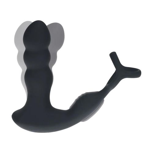 Dual Vibrating Remote Rotating Head Silicone Prostate Stimulator With Cock na Arena.pl