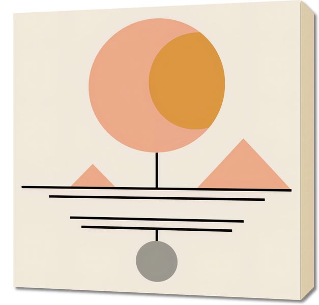 Obraz 60x60cm Geometryczna Utopia zdjęcie 1