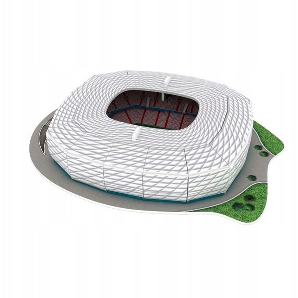 Stadion piłkarski - EURO 2024 - Puzzle 3D 218 elementów zdjęcie 13
