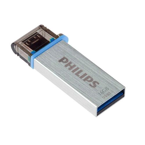 Philips Pendrive USB/micro-USB 3.0 16GB - Mono Edition (niebieski) na Arena.pl