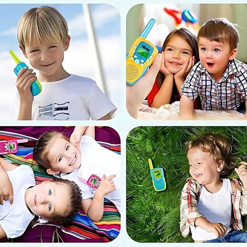 ZESTAW WALKIE TALKIE DLA DZIECI 2 SZT ŁOKI TOKI KRÓTKOFALÓWKI DUŻY ZASIĘG na Arena.pl