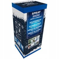 SZTUCZNY ŚNIEG W SPRAYU OZDOBNY NA SZYBĘ CHOINKĘ PAPIER DREWNO 150ML 8 SZAB