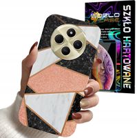 ETUI DO XIAOMI REDMI 14C 4G - GEOMETRYCZNE WZORY DLA KOBIET PLECKI + SZKŁO