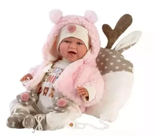 Lalka bobas Mimi z poduszką 42cm zdjęcie 1