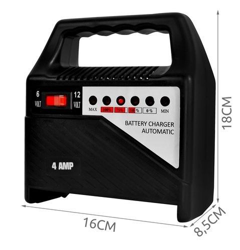 Prostownik do akumulatora 6V/12V 4A na Arena.pl