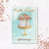 Karnet A5 Tort Glamour