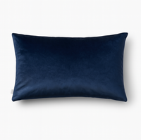 Prostokątna poszewka welurowa Werona – granat