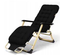 LEŻAK OGRODOWY FOTEL PODUSZKA PLAŻOWY TURYSTYCZNY ROZKŁADANY WYGODNY MOCNY