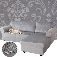 POKROWIEC NA NAROŻNIK KANAPĘ SOFĘ WELUR PRAWY 3+2