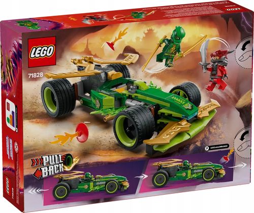71828 - lego ninjago - samochód wyścigowy lloyda z napędem typu pull-back na Arena.pl