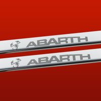 Listwa progowa FIAT 500  ABARTH Stal nierdzewna 304 połysk 2szt