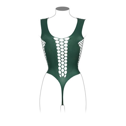 v-neck teddy with opaque panels - one size na Arena.pl