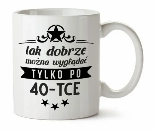 KUBEK Z NADRUKIEM NAPISEM PREZENT NA URODZINY na Arena.pl