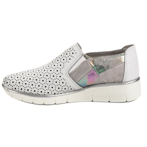 Białe Półbuty Slip On r.41 na Arena.pl