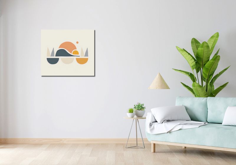Obraz 70x60cm Pagórki Wyniosłości zdjęcie 2