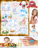 Duży Zestaw Mega Tatuaży zmywalnych - Cinnamoroll