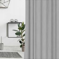 ZASŁONKA PRYSZNICOWA SZARA 180x200 POD PRYSZNIC