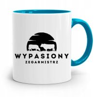 Kubek Błękitny Dla Zegarmistrza Wypasiony Prezent Z Nadrukiem Ze Zdjęciem