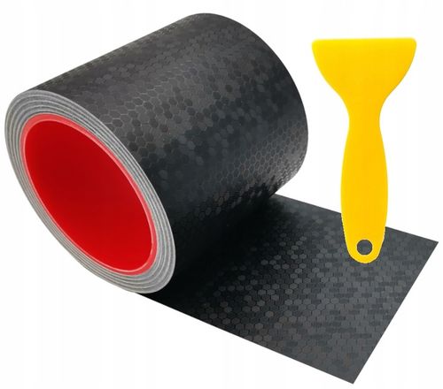 TAŚMA PLASTER MIODU HEXAGON NA LISTWY DEKORY PROGI PASY 10x500cm + RAKLA na Arena.pl