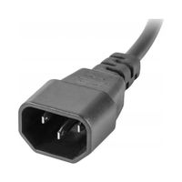 Listwa zasilająca Lanberg do RACK 1U 10A PDU 7x PL 2m czarna